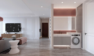 现代简约高级感新中式复古风客厅