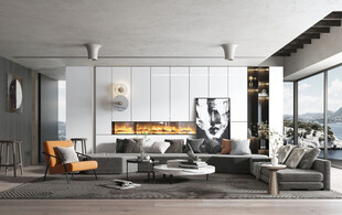 现代简约高级感新中式复古风客厅