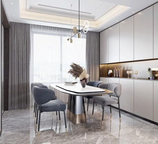 现代简约高级感新中式复古风客厅