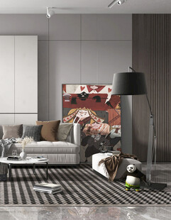 现代简约高级感新中式复古风客厅