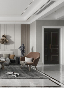 现代简约高级感新中式复古风客厅