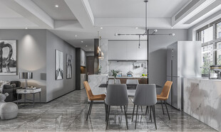 现代简约高级感新中式复古风客厅