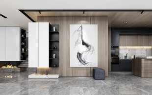 现代简约高级感新中式复古风客厅