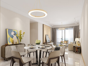 现代简约高级感新中式复古风客厅