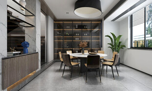 现代简约高级感新中式复古风客厅