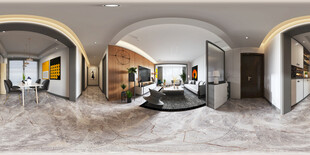 现代简约高级感新中式复古风客厅