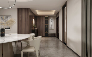 现代简约高级感新中式复古风客厅