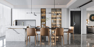 现代简约高级感新中式复古风客厅