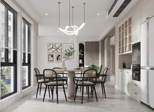 现代简约高级感新中式复古风客厅