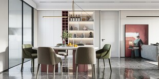 现代简约高级感新中式复古风客厅