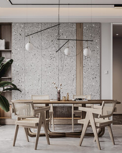 现代简约高级感新中式复古风客厅