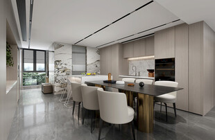 现代简约高级感新中式复古风客厅