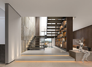 现代简约高级感新中式复古风客厅