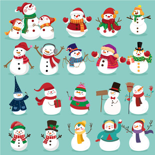 雪人素材