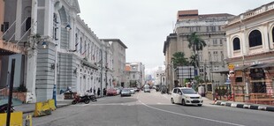 马来西亚槟城街景
