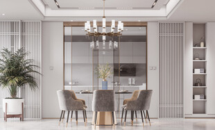 现代简约高级感新中式复古风客厅