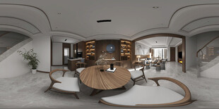 现代简约高级感新中式复古风客厅