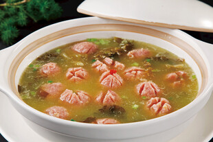 酸菜牛肉丸
