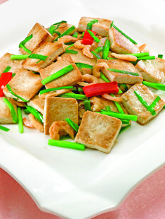 虾米炒豆腐