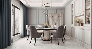 欧美式现代家居设计豪华风格客厅