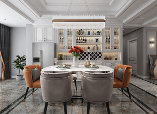 欧美式现代家居设计豪华风格客厅