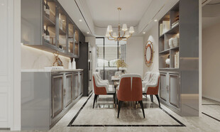 欧美式现代家居设计豪华风格客厅