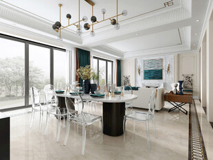 欧美式现代家居设计豪华风格客厅