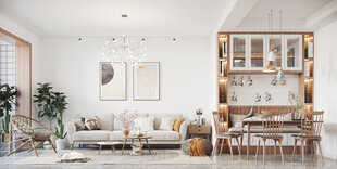 北欧式现代家居设计典雅风格客厅