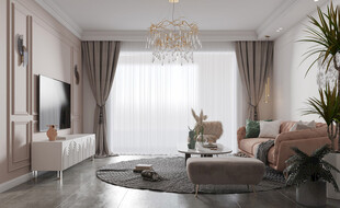 北欧式现代家居设计典雅风格客厅