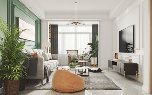 北欧式现代家居设计典雅风格客厅