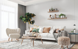 北欧式现代家居设计典雅风格客厅