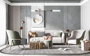 北欧式现代家居设计典雅风格客厅