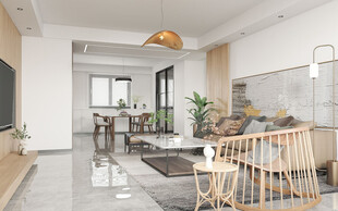 北欧式现代家居设计典雅风格客厅