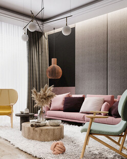 北欧式现代家居设计典雅风格客厅