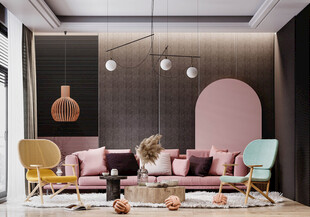 北欧式现代家居设计典雅风格客厅