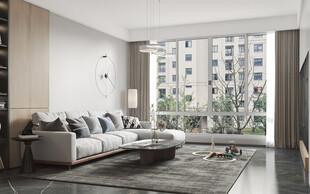 北欧式现代家居设计典雅风格客厅