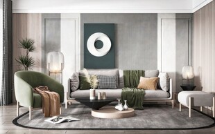 北欧式现代家居设计典雅风格客厅