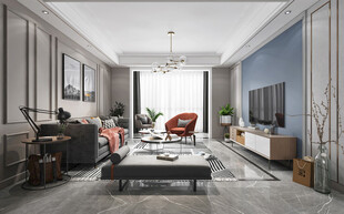 北欧式现代家居设计典雅风格客厅