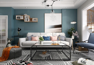 北欧式现代家居设计典雅风格客厅