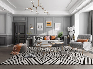 北欧式现代家居设计典雅风格客厅