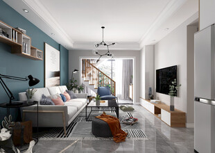 北欧式现代家居设计典雅风格客厅