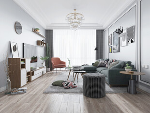 北欧式现代家居设计典雅风格客厅