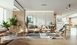 北欧式现代家居设计典雅风格客厅