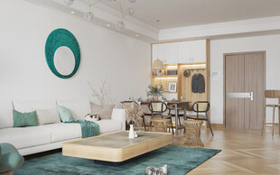 北欧式现代家居设计典雅风格客厅