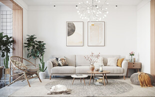 北欧式现代家居设计典雅风格客厅