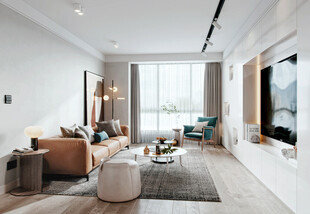 北欧式现代家居设计典雅风格客厅