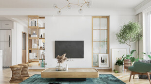 北欧式现代家居设计典雅风格客厅