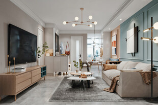 北欧式现代家居设计典雅风格客厅