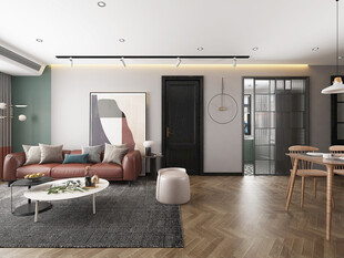 北欧式现代家居设计典雅风格客厅