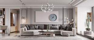 北欧式现代家居设计典雅风格客厅